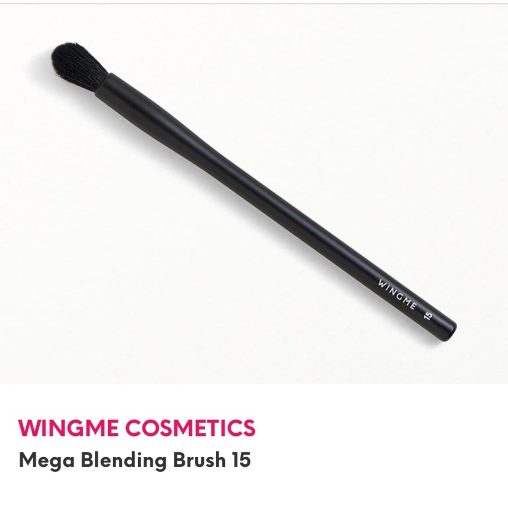 wing me cosmetics mega blending makeup brush 15 new sealed